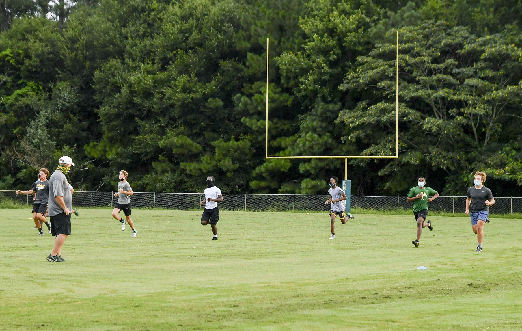 West Florence High School football practice